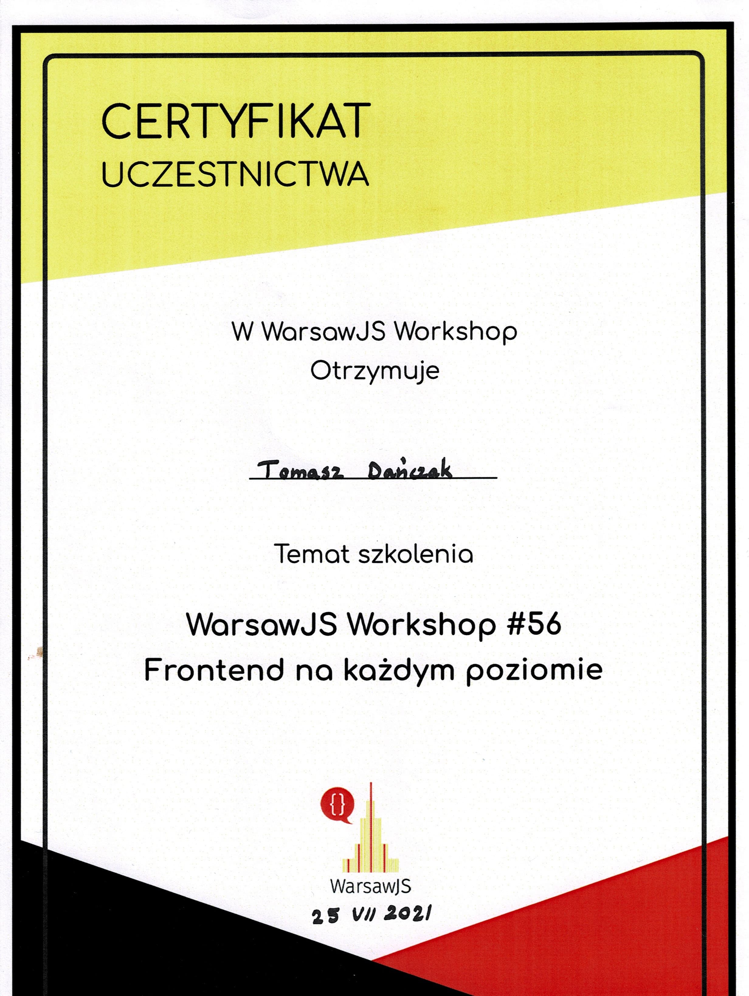 WarsawJS Workshop 56