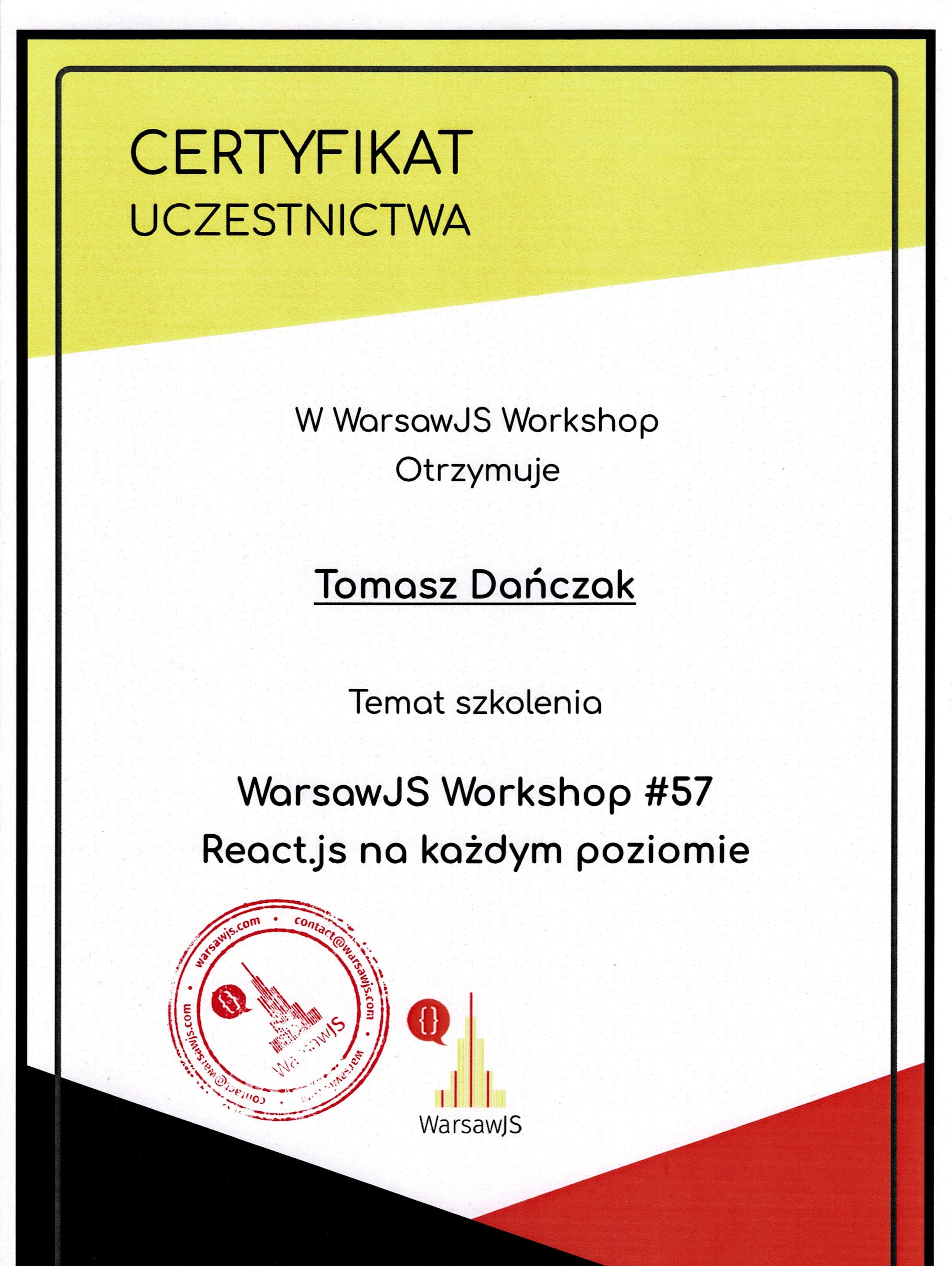 WarsawJS Workshop 57