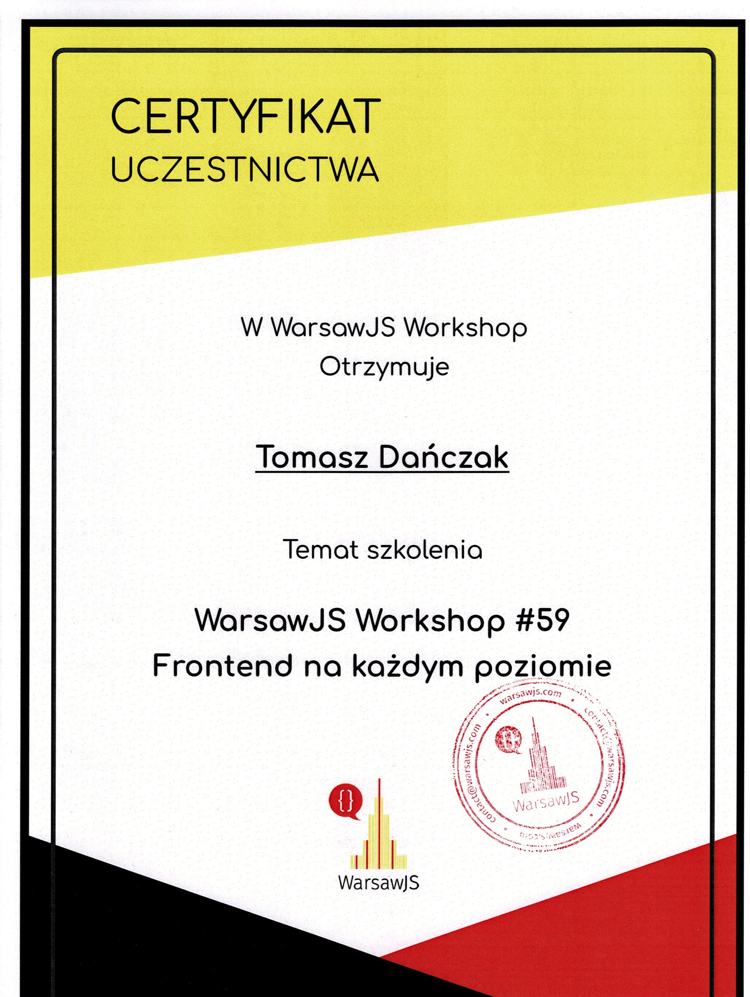 WarsawJS Workshop 59